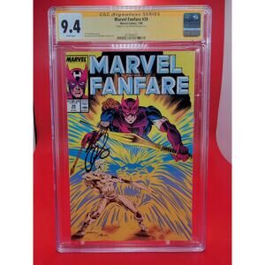 Marvel Fanfare #39 1988 CGC Signature Series 9.4 Signed by J.M. DeMatteis